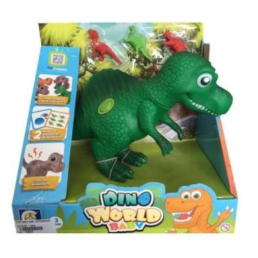 Imagem de Brinquedo Boneco Dinossauro World Babys Espinossauro em Plástico Vinil