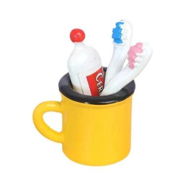 Imagem de Conjunto De Decoração Para Banheiro De Mini Casa De Bonecas Com Pasta 