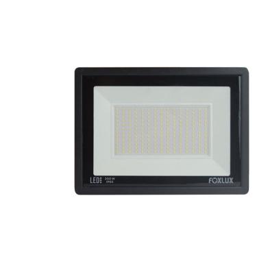 Imagem de Refletor Led 100w Bivolt Luz Fria Foxlux Preto