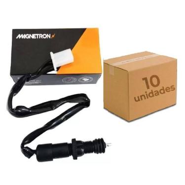 Imagem de Interruptor De Freio Honda Cg Titan 150 2005 Fan 150 2009 Injeção Eletronica Traseiro Kit Com 10 Peças Magnetron