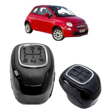 Imagem de Manopla Bola 5 Marchas Alavanca Câmbio Manual Compatível Com Mobi Like On 2016 Á 2019 (PRETO)