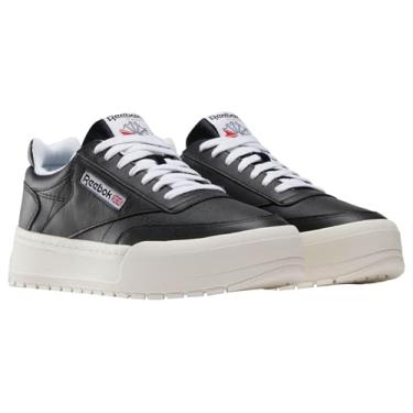 Imagem de Reebok Unisex Club C Megacourt Ténis, Black Chalk White, 40.5 EU