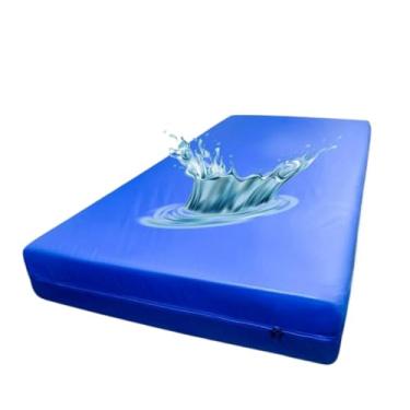 Imagem de Capa Protetora ImpermeáVel Para ColchãO Casal - Anti-áCaros E HipoalergêNica - Com EláStico E Fechamento Por ZíPer - ProteçãO Total Para Medidas Queen/King(ELÁSTICO,138X188X25)