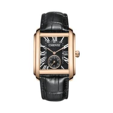 Imagem de Relógio De Pulso Masculino À Prova D'Água Com Pulseira De Couro CHENXI