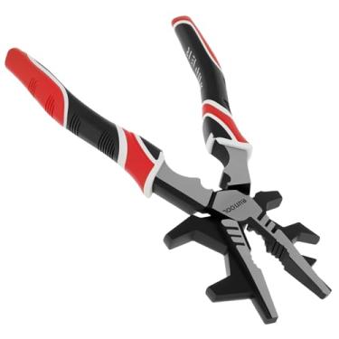 Imagem de Alicate de solda de aço de alto carbono de 20 cm, alicates multifuncionais, alicate auxiliar de solda de nariz longo com alça antiderrapante, braçadeira de solda de arame para corte de fios, reparo de