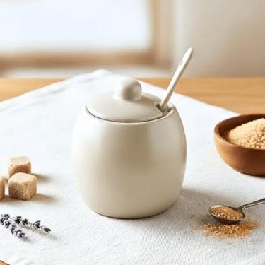 Imagem de Açucareiro Sarah Cerâmica Bege 380ml Hauskraft