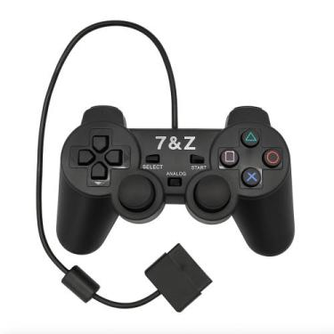 Imagem de Controle De Jogo Com Fio Gamer Analógico Vibratório - T&Z