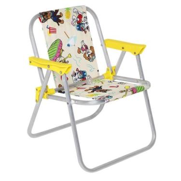 Imagem de Cadeira Infantil Patrulha Canina Amarela 23606 Belfix - Bel Fix