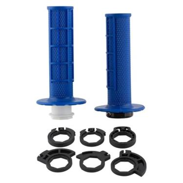 Imagem de Cabo de freio de gel para guidão de borracha com câmera de encaixe compatível com EXC CRF YZF KXL 7/20.3 cm motocicleta off-road Dirt Bike (azul)