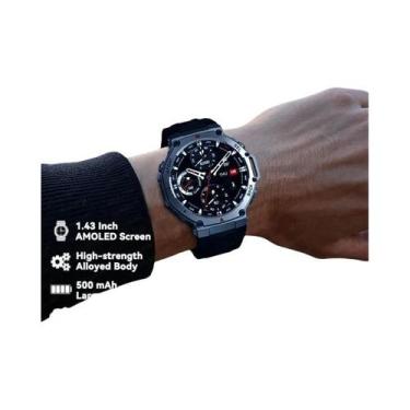 Imagem de Relógio Inteligente Masculino 1.43 AMOLED 10ATM À Prova D'Água GPS Bat