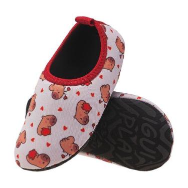 Imagem de Sapatinho Bebê Calce Fácil Infantil Piscina/Praia, primeiros passos re