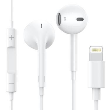 Imagem de Fones de ouvido com certificação Apple MFi para iPhone com conector Li