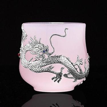 Imagem de Xícaras de chá de café hibisco jade xícara de chá de porcelana xícara 