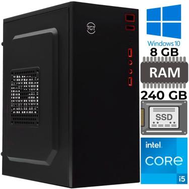 Imagem de Computador Core i5 3450, Memoria RAM 8GB, SSD 240GB, Rede Gigabit, Suporte M.2, Gab TGT-B110-PR01, Windows 10