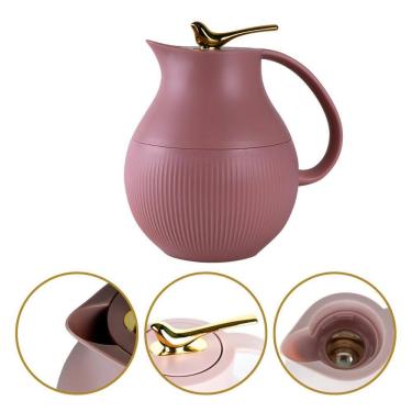 Imagem de Garrafa Térmica 1 Litro Café Chá Premium Pássaro Dourado