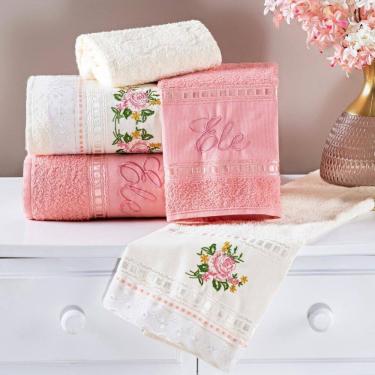 Imagem de Jogo Toalha Banho Casa E Conforto Aurora 100% Algodão