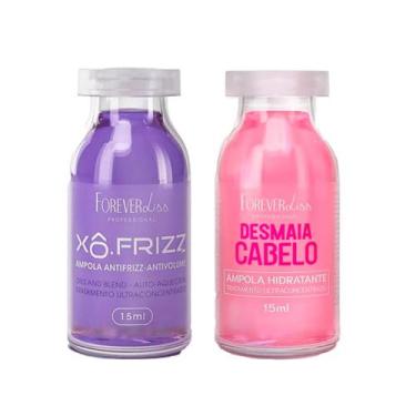 Imagem de Kit de Ampola Xô Frizz e Desmaia Cabelo 2.0 Forever Liss - Forever Lis