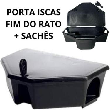 Imagem de Anti Ratos Porta Isca mais 20 sachês - Bertoncelo Garden