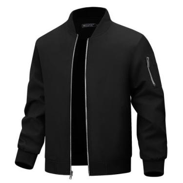 Imagem de Chaqueta Bomber para Hombre WULFUL Ligera Cortaviento