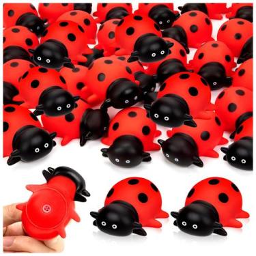 Imagem de Mini Ladybug Toys LBSXQGS 25 unidades para banho e piscina