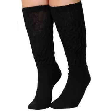 Imagem de Kit 3 Meia Aeróbica Cano Alto Fitness Esportiva Feminina Academia Giná