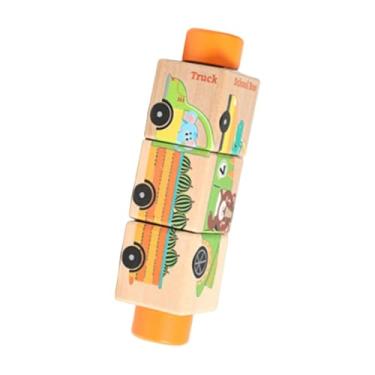 Imagem de harayaa Brinquedo de quebra-cabeça giratório para desenvolvimento do pensamento estratégico, brinquedo educacional com giratório para meninos e meninas, Tipo de Transporte