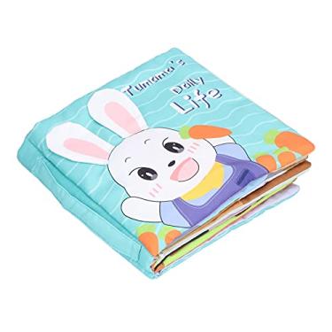 Imagem de Generic Livro Macio do bebê, Livro de Pano de Brinquedos Macios Interativo do bebê Dentição Crinkle para a Educação Precoce