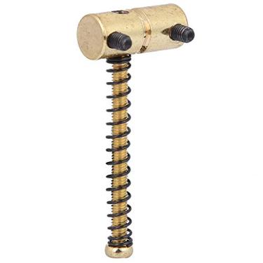 Imagem de Domary Guitarra Elétrica Baixo Ponte Selas Substituição Instrumento Musical Acessórios para Guitarra Baixo Aparência Brilhante (Ouro)