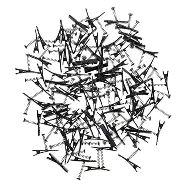 Imagem de Beaupretty Acessórios de cabelo Diy 100 peças de grampo de cabelo de ferro com clipe de mola design de bico de pato