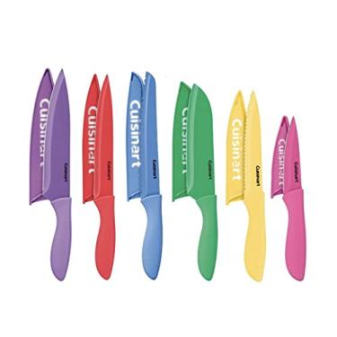 Imagem de Cuisinart Advantage 12pc Ceramic-Coated Color Knife Set - C55-12PC2T