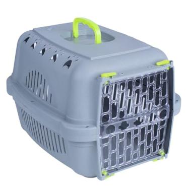 Imagem de Caixa De Transporte Pet Para Gatos Coelhos Viagens ao ar livre(Amarelo,Nº 1 - Animais até 5Kg)