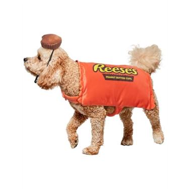 Imagem de Hershey's: Fantasia de animal de estimação Reese's Peanut Butter Cup para cães ou gatos da Rubies, P/M