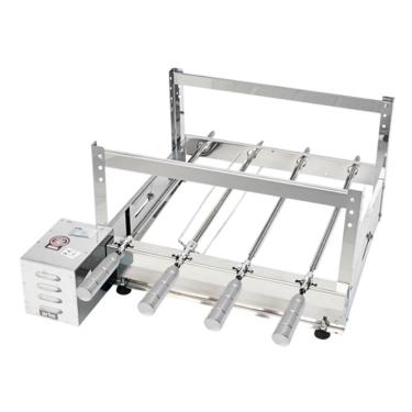 Imagem de Churrasqueira Giratória Rotativa Aço Inox GBI 04 Espetos Bivolt