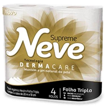 Imagem de Papel Higiênico Neve Supreme Folha Tripla Neutro Rolo 20 Metros Pacote