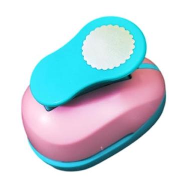 Imagem de CarpNettore Carimbos de Papel com Formatos Especiais, Furador de Papel Manual para Projetos de Cartões, Festas Infantis E, Forma de Círculo