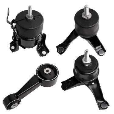 Imagem de LOONGRIE Kit de montagem de motor Tran compatível com motor Highlander 2010-2013 3,5L V6, substitui OE A42044 A62036HY A4259 A4207 4 peças