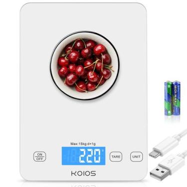 Imagem de Balança de cozinha KOIOS K7H 15kg/33lb Digital Food com Type-C