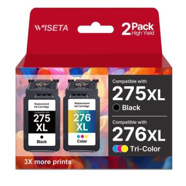Imagem de Cartuchos de tinta Wiseta PG-275XL CL-276XL para Canon PIXMA
