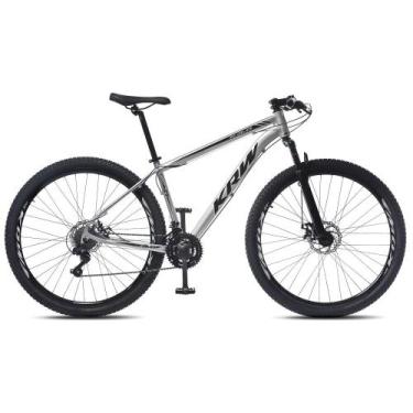 Imagem de Bicicleta Aro 29 KRW Alumínio 27 Vel Freio a Disco R27, 15.5, Prata, P