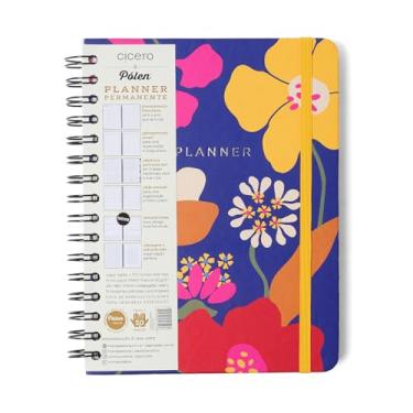 Imagem de Planner Permanente Wire-O Pólen Semanal Notas A5 Aromas Azul, Cicero