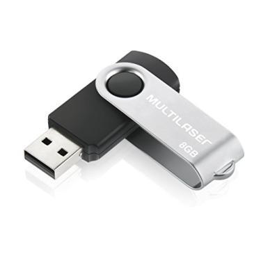 Imagem de Pen Drive Twist 8Gb Usb Leitura 10Mbs Gravação 3Mbs Preto Multi - PD587