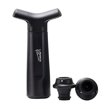 Imagem de Kit Bomba Vácuo Vinho Hermética Adega Preto L'primeur Prana