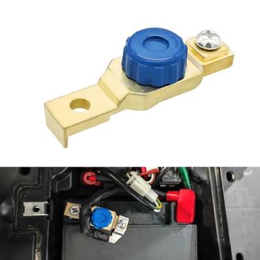 Imagem de HQRNYP Interruptores de bateria de motocicleta, desconexão rápida da bateria, interruptor de desconexão superior de 12 V 80 A para motocicleta, acessórios para veículos, terminal, antivazamento
