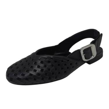 Imagem de Sapatilha Feminina Couro Macio Fechamento Ajustavel Bottero