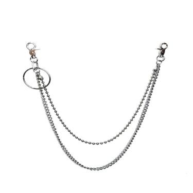 Imagem de Corrente de calça feminina punk em camadas com design de borboleta, acessórios de jeans hip hop, correntes de rock vintage para uso diário, festa e dança, layered pants chain, Metal não precioso, Sem