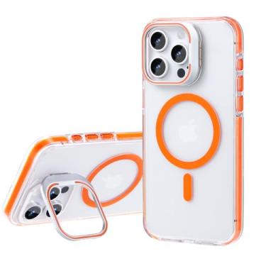 Imagem de Yzoiko Capa magnética forte para iPhone 14 Pro Max [proteção de grau militar de 3,5 metros] compatível com MagSafe à prova de choque fina capa fina de 6,7 polegadas, capa protetora preta