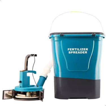 Imagem de Adubadeira Semeadeira Costal Elétrica 25 Litros, Bateria Recarregavel, Bivolt, Alumínio, Alça Confortável e Compartimento em Plástico ABS e PP - Leve e Prático de Usar