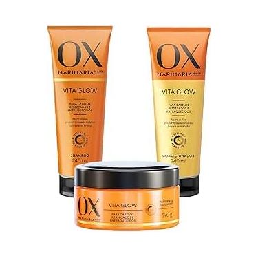 Imagem de Kit OX Mari Maria Vita Glow Shampoo + Condicionador e Mascara