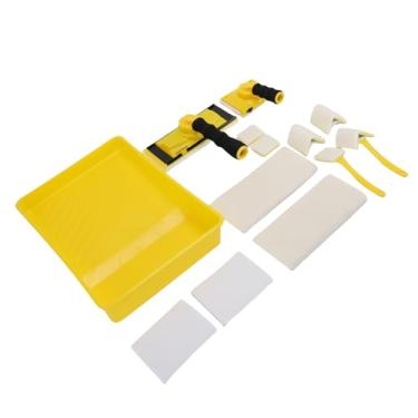 Imagem de AYNEFY Kit de Ferramentas de Borda de Pintura Rotação de 360 ​​graus Kit de Ferramentas de Borda de Pintura, de de para Paredes, Tetos, Cantos, Decks de Madeira, Galpões, Cercas, Revestimento de,
