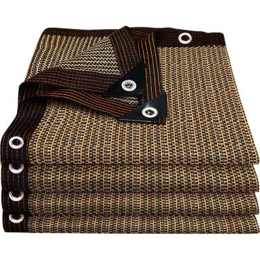 Imagem de QHAIYYBF 80% tecido protetor solar resistente à rede - malha de sombra de jardim de 20 x 20 pés para cobertura de plantas, estufa, galinheiro, canil, plantas de tomate 20 x 20FT